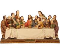FADEDA Dernière Cène / Hauteur:10 cm / peint à la main / Figurines de crèche détaillées - Noël Table Décoration Accessoires de crèche