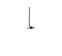 FADEDA éclairage E 5,5 / 3,5 V rouge avec deux drapeaux, LxlxH en mm : 600x5x5. Pour les crèches, les miniatures, les loisirs et le modélisme, les accessoires de maisons de poupées et les trains minia