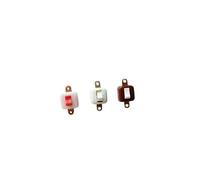 FADEDA Interrupteur à bascule carré assorti, L x l x H en mm : 20 x 15 x 15 mm. Pour crèches, miniatures, loisirs et modélisme, accessoires de maison de poupée et modélisme.