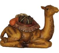 FADEDA JOK: Chameau couché/Hauteur: 6 cm/Peint à la Main/Figurines de crèche détaillées décoration de Table de noël Accessoires de crèche