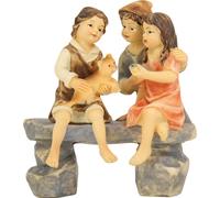 FADEDA JOK : Groupe d'enfants / Hauteur:8 cm / peint à la main / Figurines de crèche détaillées - Noël Table Décoration Accessoires de crèche