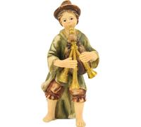 FADEDA JOK : musicien avec cornemuse / hauteur:8 cm / peint à la main / figurines de crèche détaillées - Noël Table Décoration Accessoires de crèche