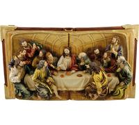 FADEDA La Cène dans le Livre / Hauteur:24 cm / peint à la main / figurines de crèche détaillées - Noël Table Décoration Accessoires de crèche