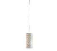 FADEDA Lampe à suspendre tube en papier imprimé, LxlxH en mm : 20x20x50. Pour crèches, miniatures, hobby et modélisme, accessoires pour maisons de poupées et trains miniatures.