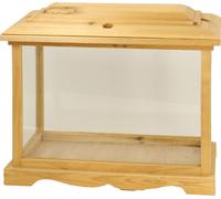 FADEDA Lanterne en bois, nature, grande, sans éclairage / hauteur:41 cm / peinte à la main / personnages de crèche détaillés - Noël Table Décoration Accessoires de crèche