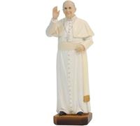 FADEDA Pape François I / Hauteur : 14 cm / Peinte à la main / Figurines de crèche détaillées - Décoration de table de Noël