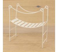 FADEDA Pont suspendu, blanc / hauteur:14 cm / peint à la main / figurines de crèche détaillées - Noël Table Décoration Accessoires de crèche