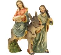 FADEDA Quête de l'auberge / hauteur:10 cm / peint à la main / figurines de crèche détaillées - Noël Table Décoration Accessoires de crèche