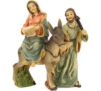 FADEDA Quête de l'auberge / hauteur:6 cm / peint à la main / figurines de crèche détaillées - Noël Table Décoration Accessoires de crèche