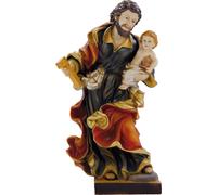 FADEDA Saint Joseph et l'Enfant / Hauteur:14 cm / peint à la main / Figurines de crèche détaillées - Noël Table Décoration Accessoires de crèche