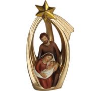 FADEDA Sainte Famille, bloc de crèche avec comète / hauteur:7 cm / peint à la main / figurines de crèche détaillées - Noël Table Décoration Accessoires de crèche