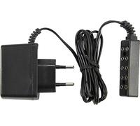FADEDA Transformateur d'éclairage, 5 compartiments, compatible avec LED, hauteur : 6 cm, peintes à la main, figurines de crèche détaillées, décoration de table de Noël, accessoires de crèche