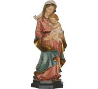 FADEDA Vierge à l'Enfant BL/R/OR / hauteur:42 cm / peinte à la main / figurines de crèche détaillées - Noël Table Décoration Accessoires de crèche