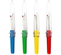 Faden & Nadel Lot de 4 séparateurs de coutures, séparateurs de flèches, séparateurs d'ourlet, courts avec capuchon de protection, multicolores