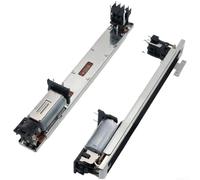 Fader électrique B10K pour table de mixage audio RSA0N11M9A0J 100 mm Potentiomètre de moteur de rechange en métal argenté Convient pour console DM1000 M7CL LS9 Studio Live