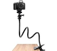 Faderr Support pour webcam, bras flexible en col de cygne amélioré pour webcam Logitech C920s, C930e, C930, C920, C922x, C922, Brio 4K, C925e, C615 (noir)