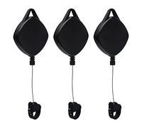 Faderr Système de poulie de plafond rétractable pour H-TC V-ive/V-ive Pro/Oculus Rift/Rift S/Link pour Oculus Quest/Quest 2/Valve Index VR Accessoires (Noir-3 pièces)