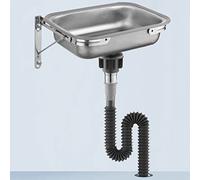 Fadiadem Évier à Montage Mural en Acier Inoxydable Mini évier à cuve Unique, Petit évier de lavabo Commercial, évier de Salle de Bain, lavabo de Salle de Bain, lavabo de Salle de Bain