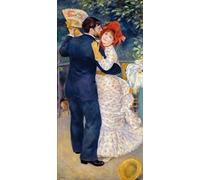FADISA Murales En Toile Tableau Photo Sur Toile De célèbres tableaux une danse à la campagne de Pierre Auguste Renoir pour les décorations pour la maison 60x90cm