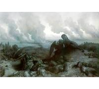 FADISA Toile Avec Image Tableaux Posters Célèbre l'énigme du sphinx de Gustave Dore pour la décoration murale 60x90cm