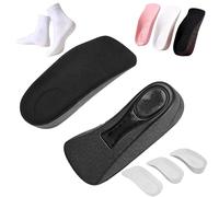 Faditi Orthopedic Highpads 3.0, StartupBrandone Orthopedic Highpads 3.0, Height Increase Insoles - Arch Support Insoles for Plantar Fasciitis Men Women (Schwarz,1.37IN)