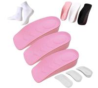 Faditi Orthopedic Highpads 3.0, StartupBrandone Orthopedic Highpads 3.0, Height Increase Insoles - Arch Support Insoles for Plantar Fasciitis Men Women (Pink,MIX)