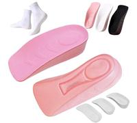 Faditi Orthopedic Highpads 3.0, StartupBrandone Orthopedic Highpads 3.0, Height Increase Insoles - Arch Support Insoles for Plantar Fasciitis Men Women (Pink,0.59IN)