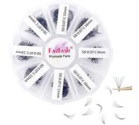FADLASH 1000pcs Extension Cils Volume Russe Prefait 5D 0.07mm C Curl Mix 9-16mm Faux Cils Individuel Cluster Lashes en Soie Ventilateur aux Débutants Professionnels DIY