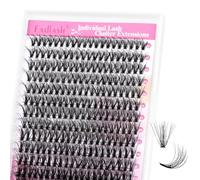FADLASH 280pcs Extension Cils Bouquet 30D, Faux Cils Cluster 0,07mm D Curl Mix 12-18mm, 3D Effet Cluster Lashes Individuel