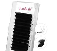 Fadlash 3D Extension Cils Volume D Curl 0.05mm 9-13mm Faux Cils Russe Professionnel Easy Fanning Lash Cils Bouquet Auto-Festonnés (0.05-D 8-13mm)