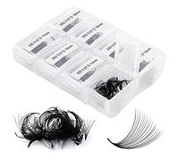 FADLASH 600pcs Extension Cils Volume Russe Prefait 20D 0.07mm D Curl Mix 8-15mm Faux Cils Individuel Cluster Lashes en Soie Ventilateur aux Débutants Professionnels DIY