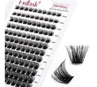FADLASH Cluster Individuel Faux Cils 120pcs DIY Extension Cils Bouquet 0.07 D 8-16mm Réutilisable BD Cils a Cils(F1)