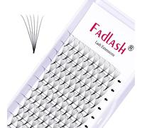 Fadlash de Cils Préproduction Russes Volume 6D 0.07mm D Curl 10mm Extensions de Cils Volume Naturel Longs Cils Professionnels(6D-0.07-D, 10mm)