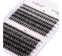 FADLASH DIY 30+40 Root Extension Cils Individuels Volume Russe 0.07mm D Curl Mixte 8-16mm Faux Cils Individuelle Noir Mat Bouquet