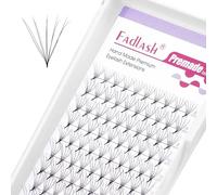 FADLASH Double Couche de Cils Volume Russe - 5D 0.07mm D Curl-allant du 8 au 14mm-Extension Cils Bouquet-Cluster Lashes Préfabriqués-Cluster Eyelashes