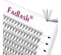 FADLASH Extension Cils 10D 0.07mm C Curl 10mm Longueur Cluster Lashes Individuels