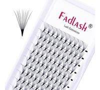 FADLASH Extension Cils Volume Russe 10D 0.07mm D Curl 13mm Individuels Cluster Eyelashes pour la Beauté