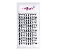 FADLASH Extension de Cils Bouquet 12D 0,07mm D Curl 11mm Extension Cluster Lashes Professionnel Volume Russe Premade Fans