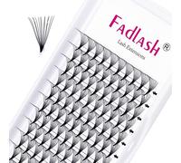 FADLASH Extension de Cils Bouquet 14D-0.07-D Curl 13mm Extension de Cils Professionnel Volume Russe Premade Fans Cluster Lashes