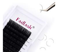 FADLASH Extension de Cils Classique Professionnel Individuelle C Curl Faux Cils Naturel One by One Extensions de Cils Plateau Mixte Noir Classique (0.15mm-C Curl 9-17mm)