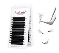 Fadlash Extension Faciles des Cils de Ventilateur 0.07mm DD Curl Mix 13-16mm Autogestion Extension de Cils Professionnel Floraison Automatique