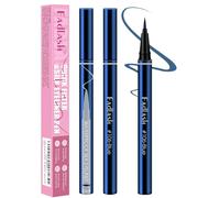 Fadlash Eyeliner liquide imperméable - Bleu mat - Application lisse - Séchage rapide - Look naturel longue durée - Pas de taches - Couleur intense (0,6 ml)