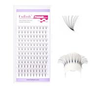 Fadlash Lashes Individual Cluster Volume Premade Fans Eyelash 10D 0.05mm D Curl Mixed Length 8-14 Professional Soft Eyelash Clusters(10D-0.05-D,8-14mm）