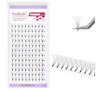 Fadlash Lashes Individual Cluster Volume Premade Fans Eyelash 6D 0.07mm D Curl 11 mm Professional Soft Eyelash Clusters(6D-0.07-D,11mm）