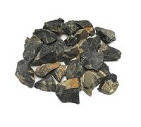 FADUNI Cadeau Cristal Naturel Onyx Noir Brut Pierre précieuse Non polie Pierres Naturelles (Size : 200g)