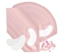 FADVAN 100 Paires Patch Extension Cils Sous Outil de Beauté - Patch Yeux de Gel pour L'extension de Cils Professionnel(Rose)