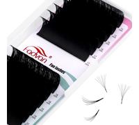 FADVAN Extension Cils Easy Fan 0.07C Curl 15-20mm Mixte Soie Volume Russe 2D~20D Faux Cils Extension de Cils Professionnel Easy Fan Lashes Curl(0.07C, mix 15-20mm)