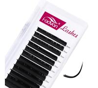 FADVAN Flat Lashes Extension de Cils Ellipse Flat Lashes Extension Cils à Cils 0.15C Curl Mix 8-14mm Extensions de Cils Plat Individuels en Soie(0.15C, mix8-14)
