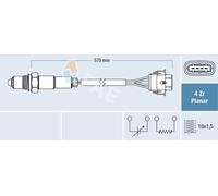 FAE 77154 Sonde lambda pour OPEL Insignia A Sports Tourer (G09) Zafira B (A05)