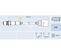 FAE 77200 Sonde lambda pour VW Golf V 3/5 portes (1K1) Polo III 3/5 portes (6N2)